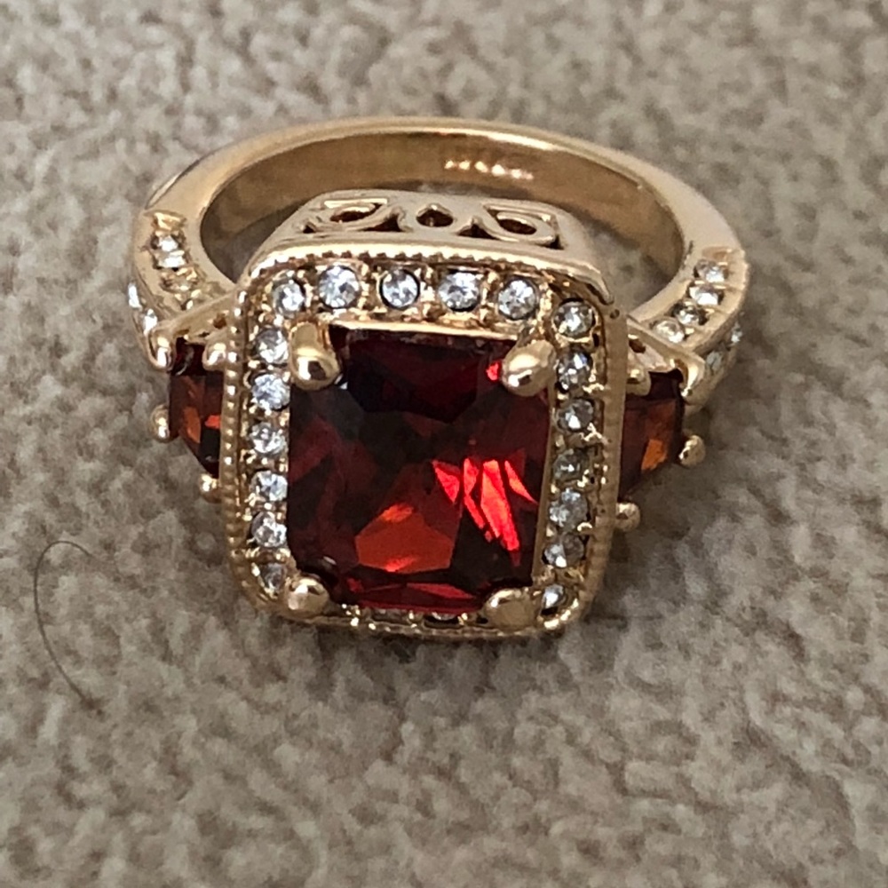 Brilliant lab created tourmaline ring